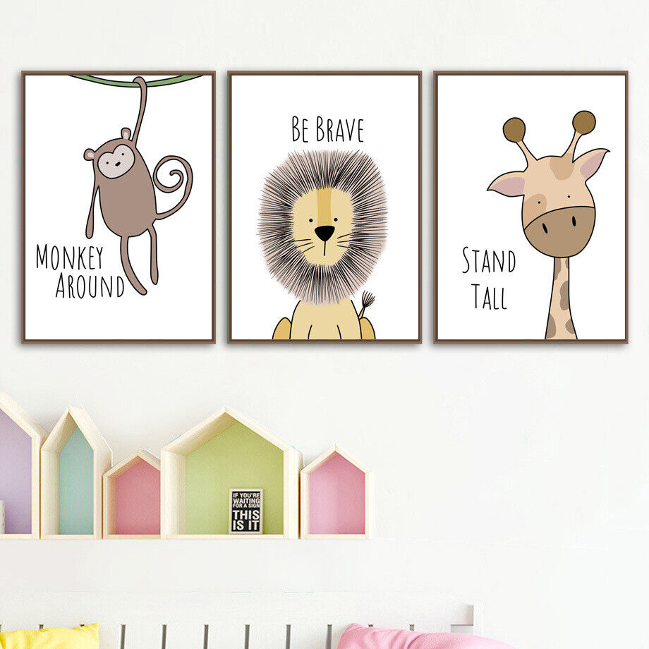 lion wall art nursery